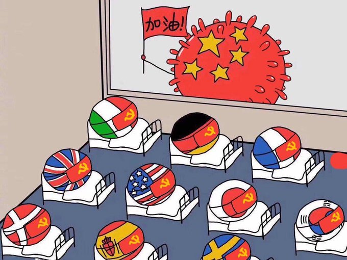 Censored image on Chinese social media