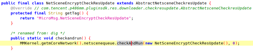 Should We Chat? Privacy in the WeChat Ecosystem 6 Screenshot of a decompiled class.